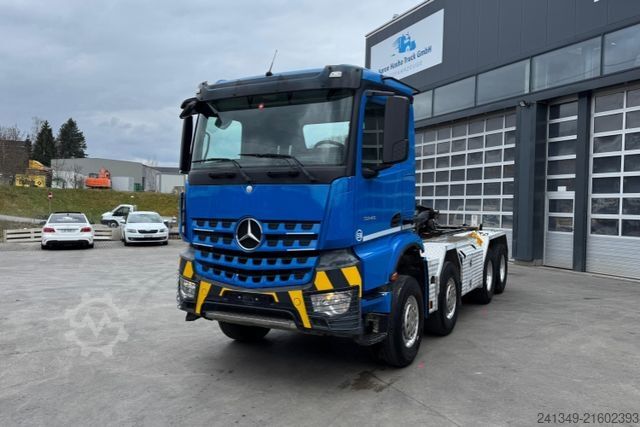 Camion benne à bras amovible MERCEDES-BENZ Arocs 3245 8x4 Hiab 26T (ab DE TÜV...
