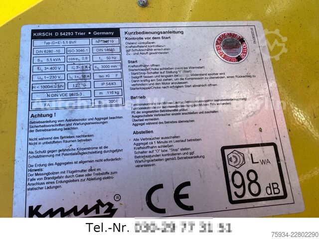 Tankwagen IVECO FF100EW LF8/6 Tank600l Schere/Spreizer/Generator