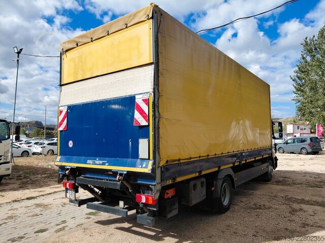 Platós teherautó ponyvával MERCEDES-BENZ ATEGO 1223