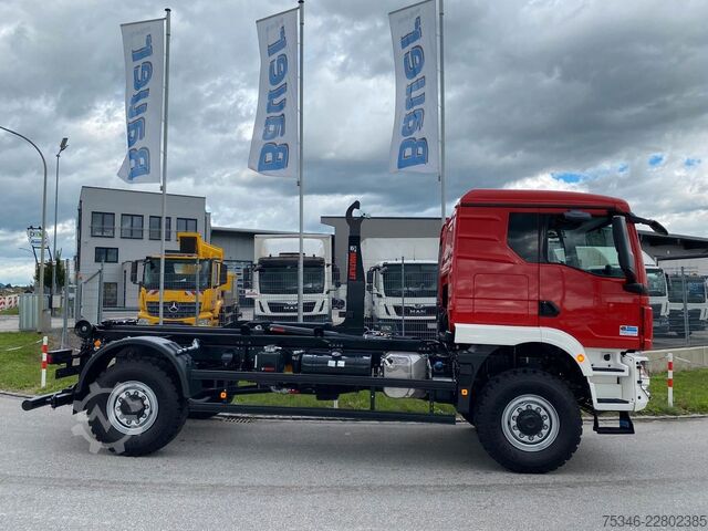 Anden MAN TGM 18.250 4x4 /Abroller/Hiab/NL 9,3 to/3-Sitze