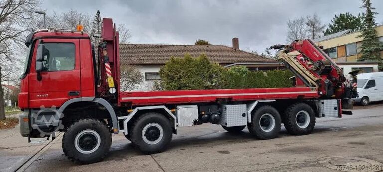 Φορτηγό γερανού Mercedes-Benz AK 8X8 FASSI 660 EINZELBER SEILWINDE