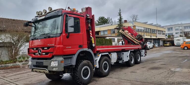 Φορτηγό γερανού Mercedes-Benz AK 8X8 FASSI 660 EINZELBER SEILWINDE