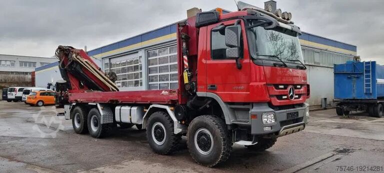 Φορτηγό γερανού Mercedes-Benz AK 8X8 FASSI 660 EINZELBER SEILWINDE
