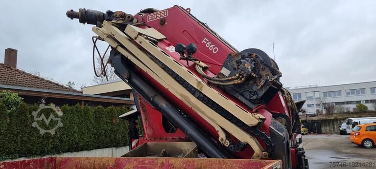 Φορτηγό γερανού Mercedes-Benz AK 8X8 FASSI 660 EINZELBER SEILWINDE