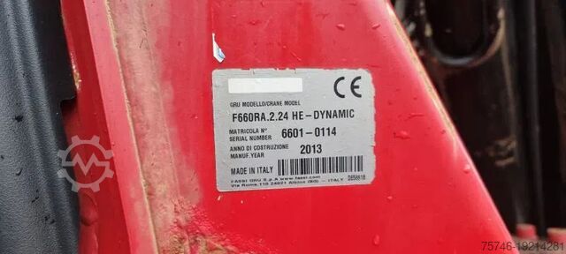 Φορτηγό γερανού Mercedes-Benz AK 8X8 FASSI 660 EINZELBER SEILWINDE