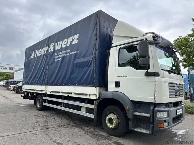 Ponyva MAN TGL 12.250 BL Pri/Plane LBW 18 Paletten Schalter