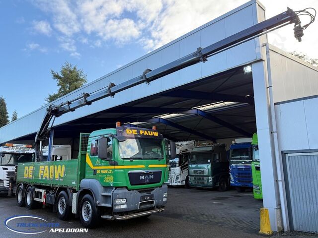Open laadbak MAN TGS 35.400 8x4, Handgeschakeld, HIAB 288 EP-5