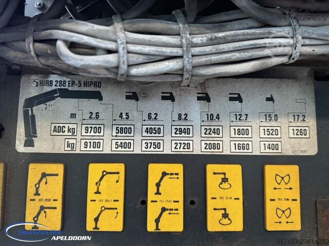 Open laadbak MAN TGS 35.400 8x4, Handgeschakeld, HIAB 288 EP-5