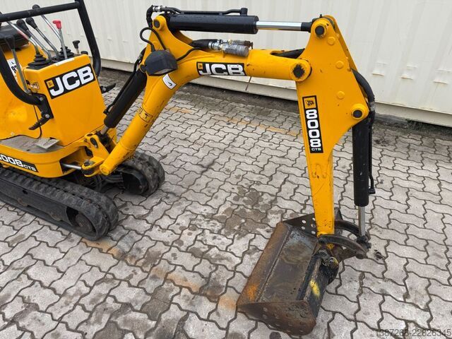 Mini-escavadora JCB 8008 CTS / 2021 BJ / 623 H / 3 x Löffel