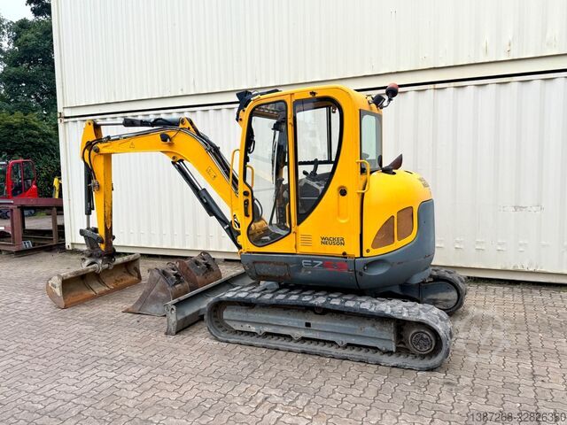 Minibagr WACKER Neuson EZ53 / 2016 BJ / 3 x Löffel