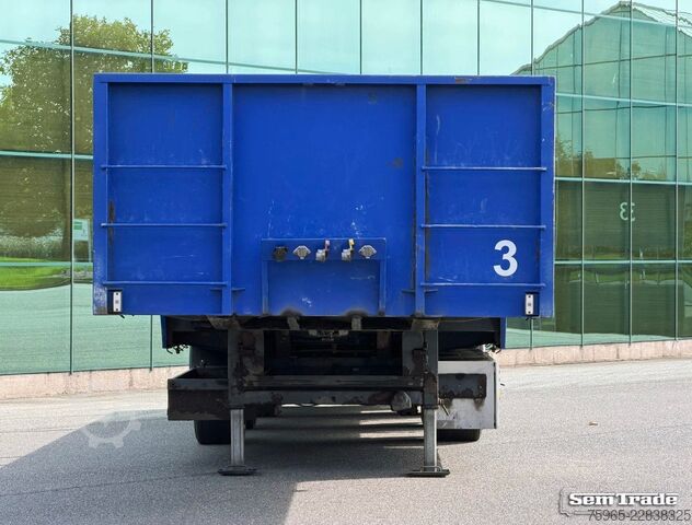 Alacsony rakfelületű félpótkocsi  KWB P-453-STI-H 3-AS SEMI 2x STUURAS 1x LIFTAS S