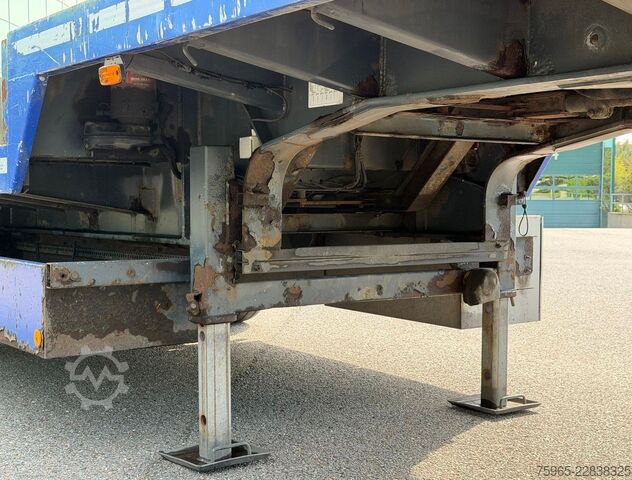 Alacsony rakfelületű félpótkocsi  KWB P-453-STI-H 3-AS SEMI 2x STUURAS 1x LIFTAS S