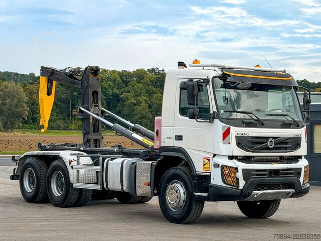 Camión portacontenedores de gancho VOLVO FMX 450 * Abrollkipper 5,30 m * 6x4 Top Zustand!