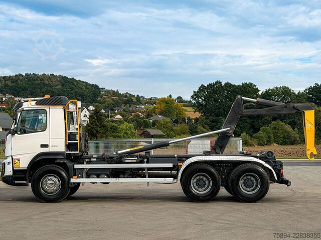 Camión portacontenedores de gancho VOLVO FMX 450 * Abrollkipper 5,30 m * 6x4 Top Zustand!