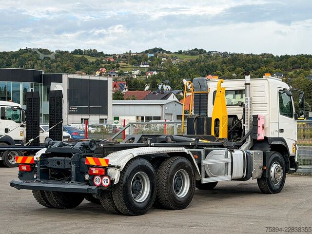 Camión portacontenedores de gancho VOLVO FMX 450 * Abrollkipper 5,30 m * 6x4 Top Zustand!