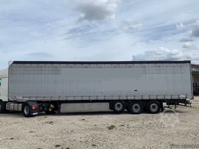 Åben sættevogn med presenning SCHMITZ CARGOBULL SCS24/6 Standard_ Power Curtain_ Liftachse