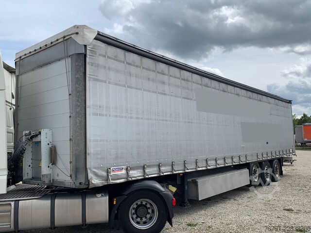 Åben sættevogn med presenning SCHMITZ CARGOBULL SCS24/6 Standard_ Power Curtain_ Liftachse