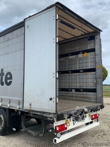 Åben sættevogn med presenning SCHMITZ CARGOBULL SCS24/6 Standard_ Power Curtain_ Liftachse