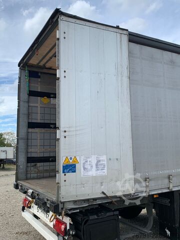 Åben sættevogn med presenning SCHMITZ CARGOBULL SCS24/6 Standard_ Power Curtain_ Liftachse
