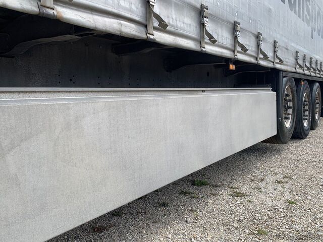 Åben sættevogn med presenning SCHMITZ CARGOBULL SCS24/6 Standard_ Power Curtain_ Liftachse