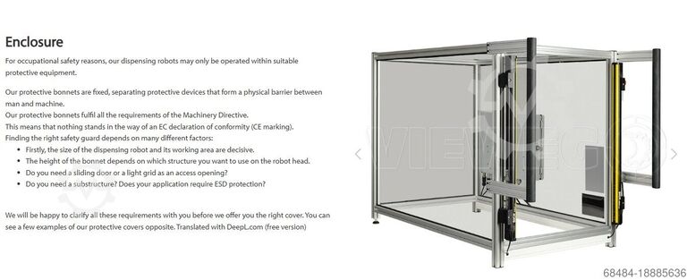 Endüstriyel robotlar Vieweg Desktop Dispensing Robot VR3403