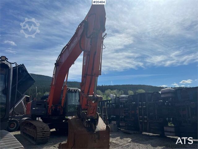 Raupenbagger Hitachi zx350LC-3 excavator w/ toothed bucket. WATCH VIDEO