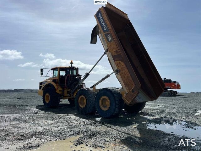 Kiepwagen Volvo A40G dump truck 6x6. WATCH VIDEO