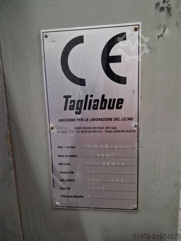 Levigatrice a nastro largo Tagliabue TA G-13-KS-DX