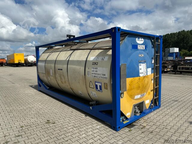 Container cisternă CIMC 20FT ISO 25.000L / UN PORTABLE  T11 / 2.5Y + CS...
