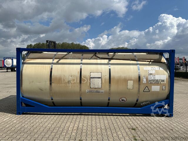 Container cisternă CIMC 20FT ISO 25.000L / UN PORTABLE  T11 / 2.5Y + CS...
