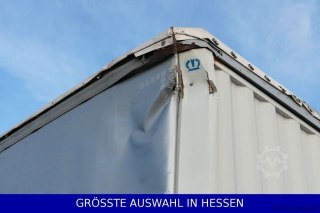 Otevřený návěs s plachtou KRONE BPW Alufelgen Code XL + Getränke Schaden vorn