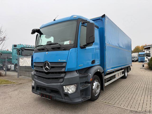 Camión plataforma con toldo MERCEDES-BENZ Antos 1830 Pritsche+Plane/Klima/EURO6