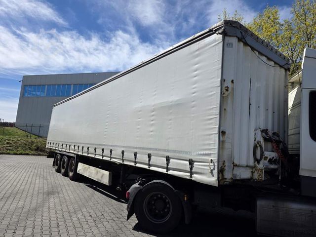 Open semitrailer with tarp KRONE Coiler Gadine, Edscha, Lift, BPW Trommel