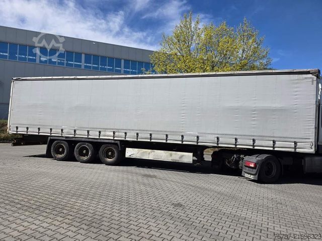 Open semitrailer with tarp KRONE Coiler Gadine, Edscha, Lift, BPW Trommel