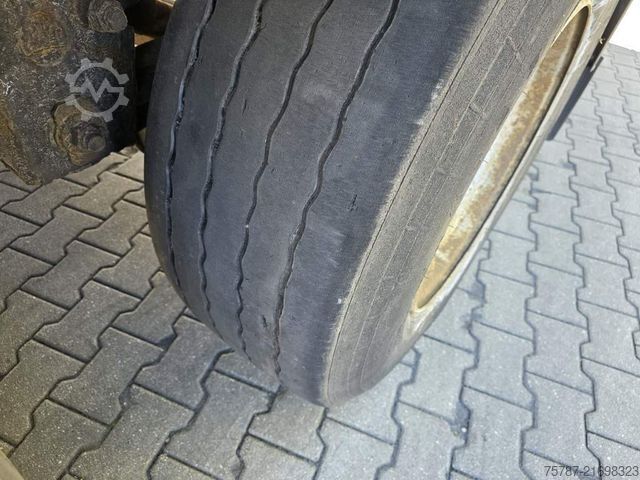 Open semitrailer with tarp KRONE Coiler Gadine, Edscha, Lift, BPW Trommel