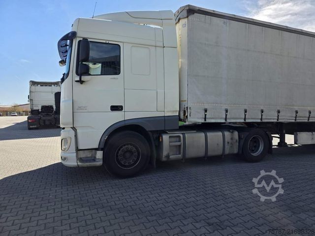 Standard tractor unit DAF XF 460 SC,ZF Intarder, Standklima, Kühlschrank