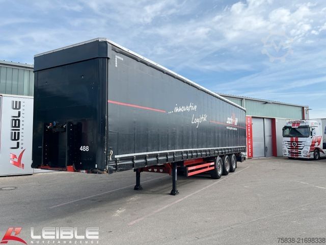 Open semitrailer with tarp KÖGEL SN 24*Tautliner*Zertifikat XL*SAF-Achsen*