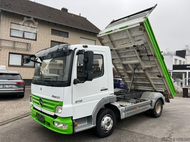 Three-way tipper van MERCEDES-BENZ Atego 818K Dreiseitenkipper Meiller*Kipphydrauli