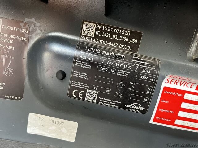 LPG Forklifts Linde H20T-01