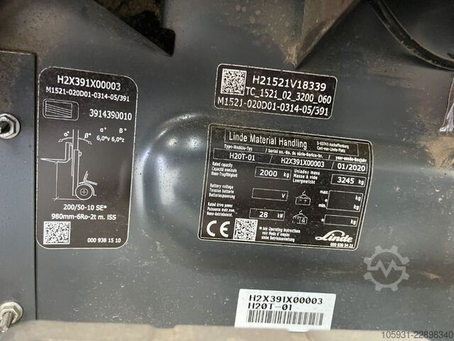 LPG Forklifts Linde H20T-01
