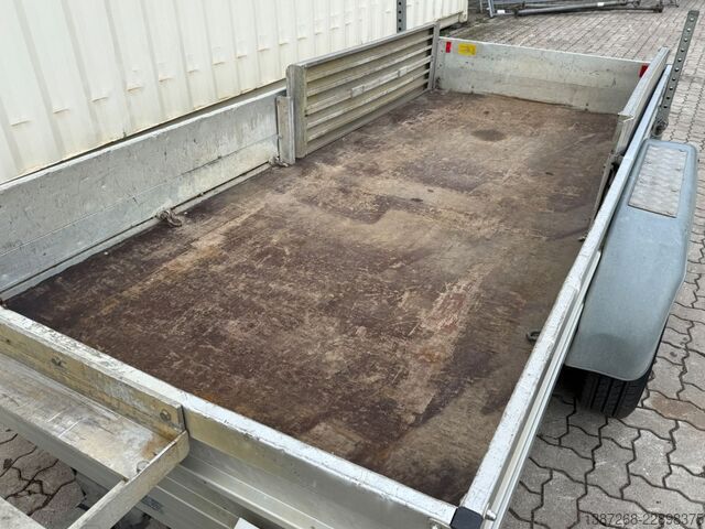 Reboque com plataforma rebaixada KOCH Baumaschinenanhänger / Rampen / TÜV Januar 2027