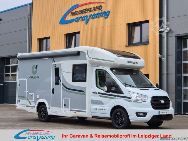 Półzintegrowany kamper CHAUSSON 630 Titanium Line *MJ27*Arctic*Navi*ACC*Outdoor