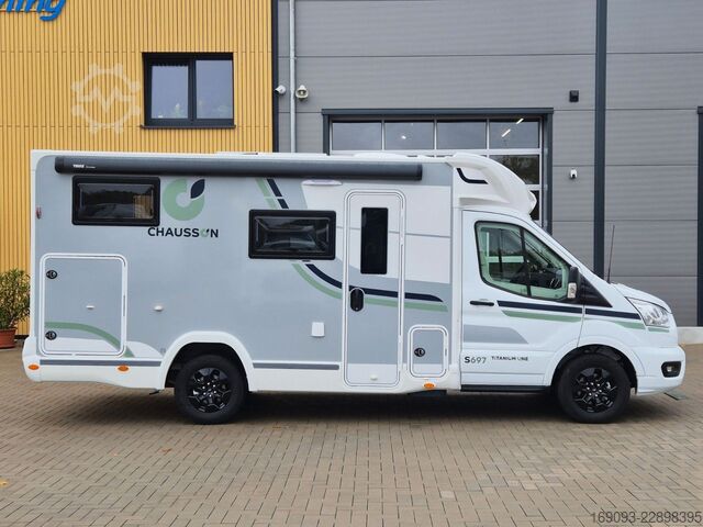 Autocaravana semi-integrada CHAUSSON S697 Titanium Line *MJ27*Arctic*Outdoor*Autom.