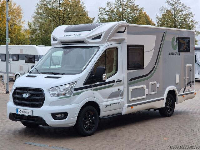 Autocaravana semi-integrada CHAUSSON S697 Titanium Line *MJ27*Arctic*Outdoor*Autom.