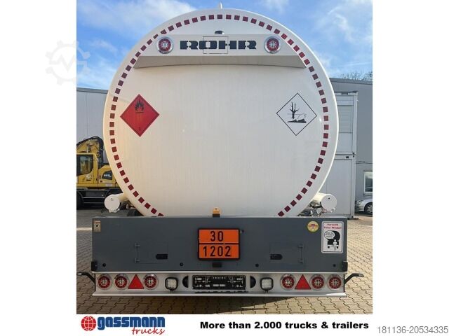 Tankauflieger Rohr TAL-A-ZE 44,0, 43.500l, 4 Kammern, Untenbefüllung