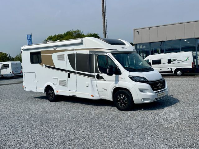 Teilintegriertes Wohnmobil CARADO T 449 *Queensbett-Hubbett-Sat-TV*