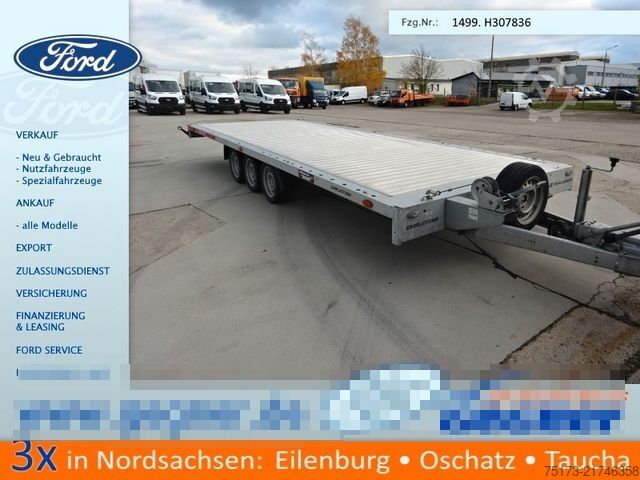 Arbeitsbühne Anhänger  Temared Plattformanhänger Winde