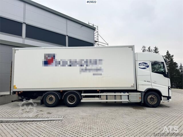 Box body Volvo FH420 6x2 box truck. EU-approved. WATCH VIDEO