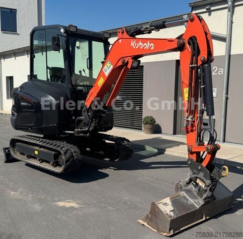 Mini ekskavatör KUBOTA KX 027-4, POWERTILT,  1 Grabenräumer, 1 TL