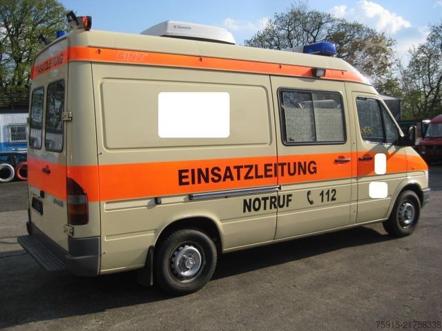 Husbil MERCEDES-BENZ 312 D-KA Sprinter Einsatzleitung (ex-RTW) BINZ